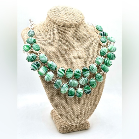 Beautiful Botswana Lace Agate Necklace - Picture 3 of 11